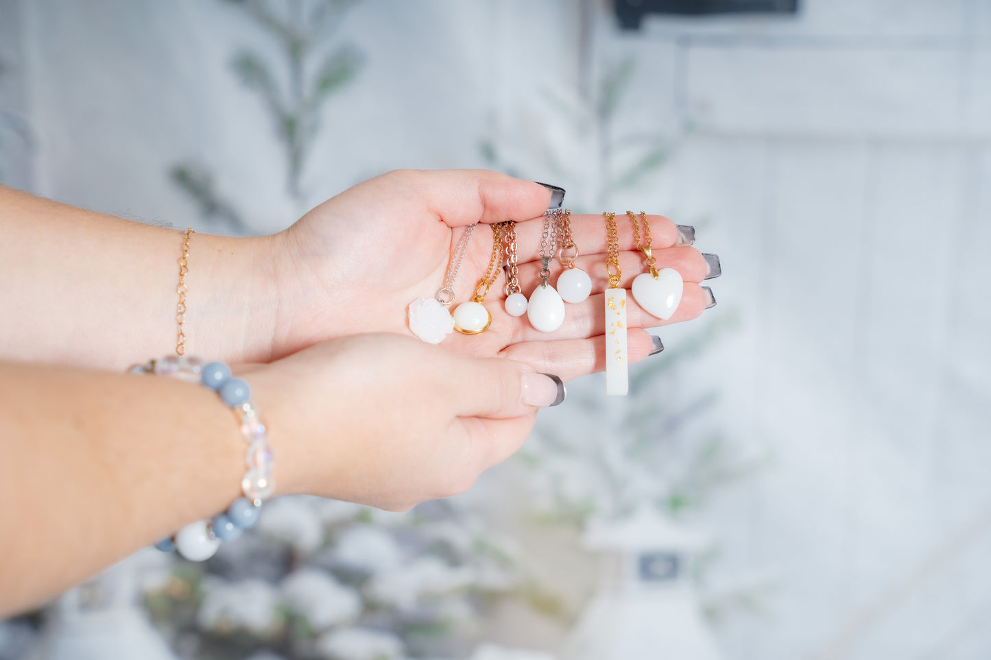 Pendentif avec lait seulement