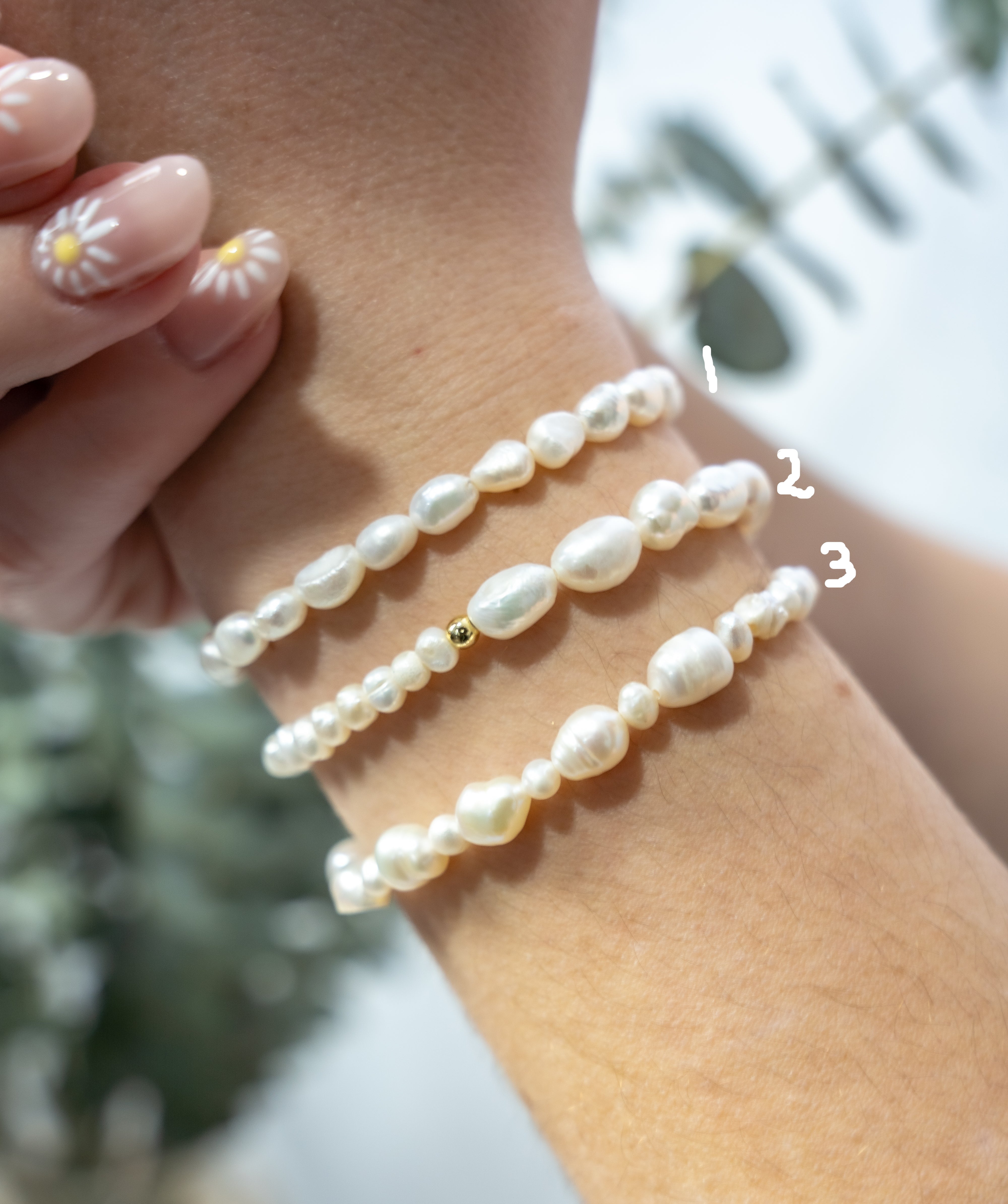 Bracelet de Perles noires de culture d'eau douce   - Shopping  et Courses en ligne, livrés à domicile ou au bureau, 7j/7 à la Réunion